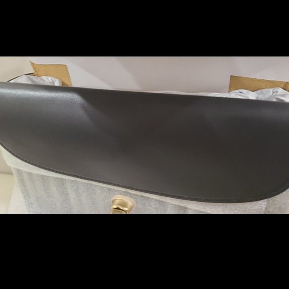 NWT Coach Madison shoulder bag | convertible strap |black leather and … - Picture 8 of 13